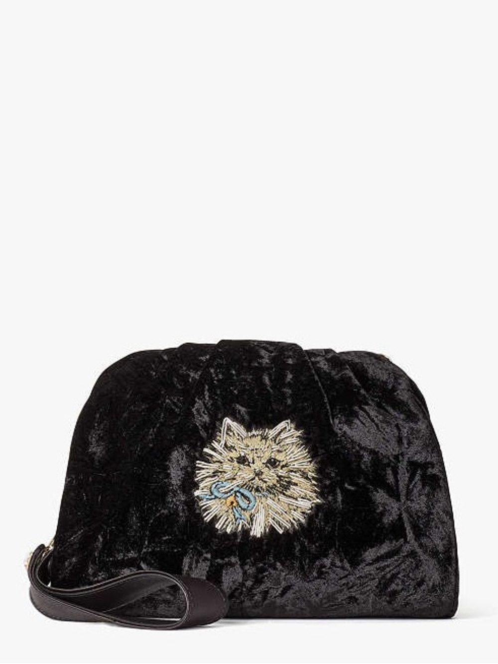 kate spade NWT! Pretty Kitty Velvet Party Clutch